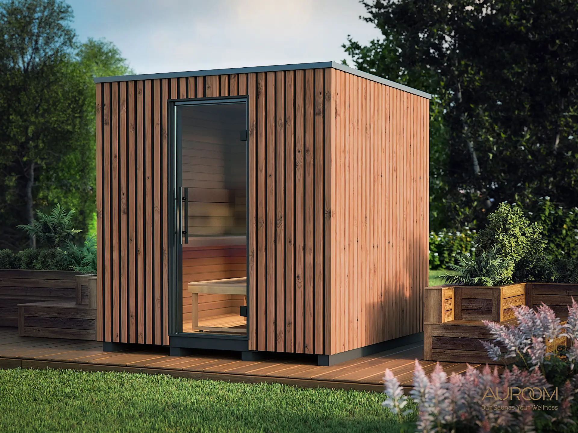 Aussensauna Garda