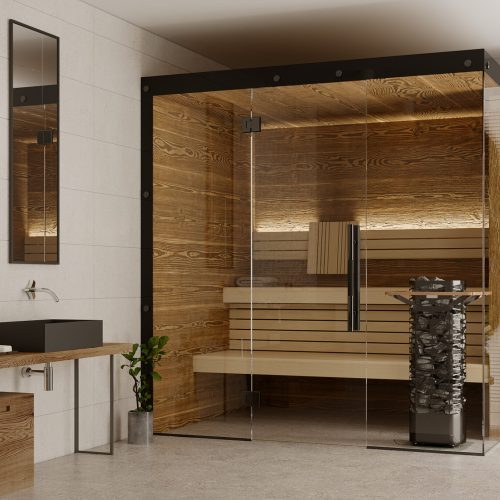Aussenansicht Chalet-Sauna